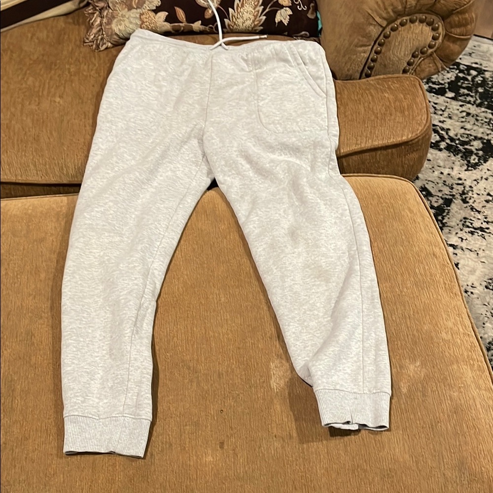 Athletic Works Gray Sweatpants Tapered Joggers